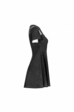  Hollow Lace Stitching Dress Punk Rave OPQ-384LQF/BK -  