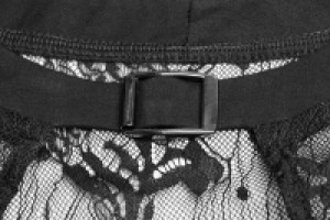  Hollow Lace Stitching Dress Punk Rave OPQ-384LQF/BK -  