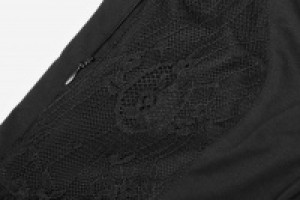  Punk Sexy Dark Knit Lace Dress Punk Rave OPQ-385LQF/BK -  