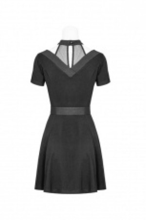  Fake Two Pieces of Dress Punk Rave OPQ-392LQF/BK -  