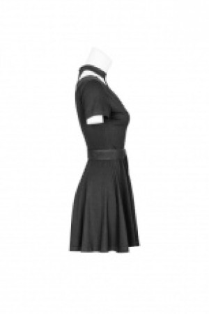  Fake Two Pieces of Dress Punk Rave OPQ-392LQF/BK -  