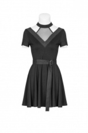  Fake Two Pieces of Dress Punk Rave OPQ-392LQF/BK -  