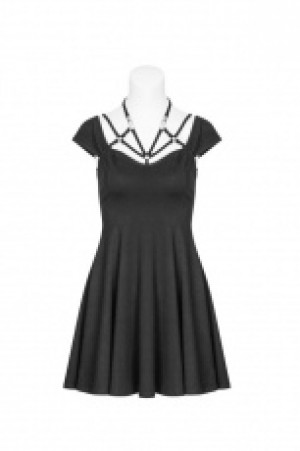  Sexy Tight Strap Dress Punk Rave OPQ-395LQF/BK -  