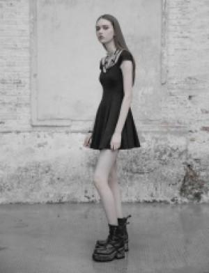  Sexy Tight Strap Dress Punk Rave OPQ-395LQF/BK -  