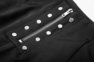  Multi-piece Chiffon Cool Safety Trousers Half Skirt Punk Rave OPQ-396BQF/BK -  