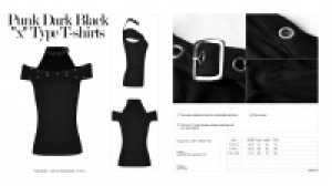  Punk Dark Black x Type T-shirts -  8