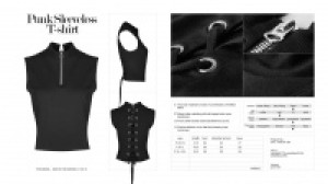  Punk Sleeveless T-shirt -  8