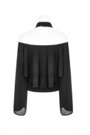  Geometrical Irregular Sexy Long T-shirt -  3