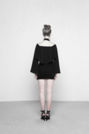  Geometrical Irregular Sexy Long T-shirt -  5