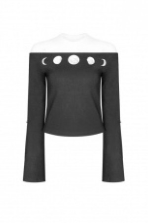  T Astrologers Series Punk Strapless T-shirt Punk Rave OPT-213TCF/BK -  