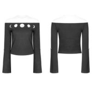  T Astrologers Series Punk Strapless T-shirt Punk Rave OPT-213TCF/BK -  