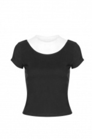  Dark Geometric type Roping T-shirt Punk Rave OPT-251TDF/BK -  