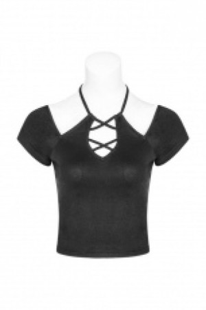  Roping Sexy tight T-shirt Punk Rave OPT-253TDF/BK -  