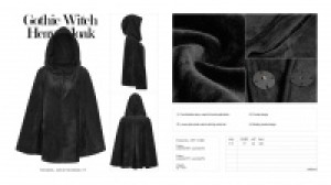 - Gothic Witch Heavy Cloak -  8
