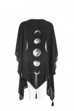  Astrologers series printing Concave Shape Multi-use Shawl suntan-proof wear Punk Rave OPY-316DPF/BK -  