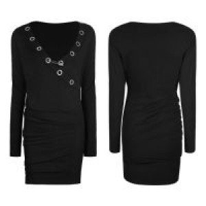  Sexy Punk Simplicity Skirt Punk Rave OQ-354LQF/BK -  