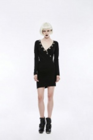  Sexy Punk Simplicity Skirt Punk Rave OQ-354LQF/BK -  