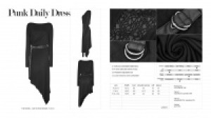  Punk Daily Dress Punk Rave OQ-359LQF/BK -  
