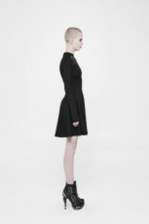  Punk Daily Short Dress Punk Rave OQ-366LQF/BK -  