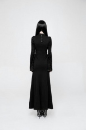  Gothic Knitted Dress Punk Rave OQ-369LQF/BK -  