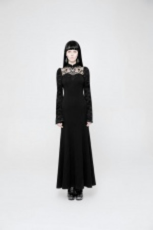  Gothic Knitted Dress Punk Rave OQ-369LQF/BK -  