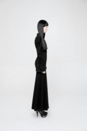  Gothic Knitted Dress Punk Rave OQ-369LQF/BK -  