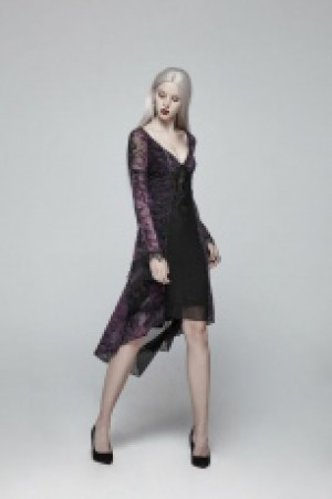  Gothic Goddess Classical Mid-length Dress Punk Rave OQ-388LQF/BK-VI -  