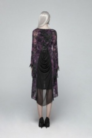  Gothic Goddess Classical Mid-length Dress Punk Rave OQ-388LQF/BK-VI -  