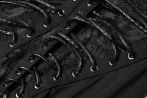  Gothic Daily Wear Dress Punk Rave OQ-395LQF/BK -  