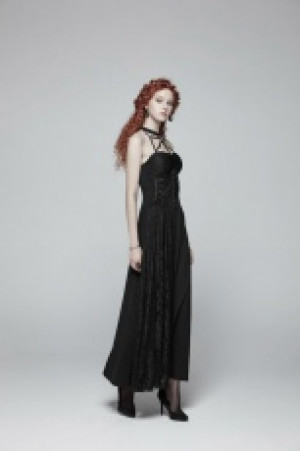  Gothic Daily Wear Dress Punk Rave OQ-395LQF/BK -  