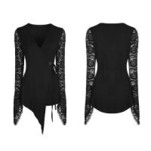  Gothic T-shirt Punk Rave OT-498TCF/BK -  
