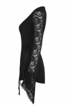  Gothic T-shirt Punk Rave OT-498TCF/BK -  