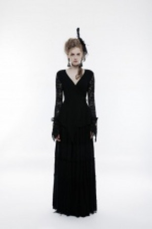  Gothic T-shirt Punk Rave OT-498TCF/BK -  