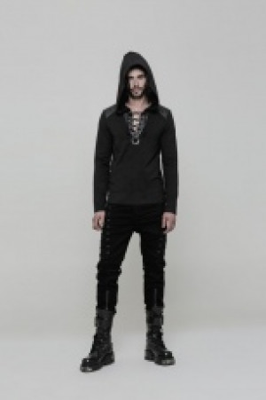  Daily Punk Hooded Long sleeve Sweater Punk Rave OT-514WYM/BK -  