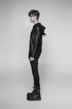 Punk Daily Pullovers Hoodie Punk Rave OT-532WYM/BK -  