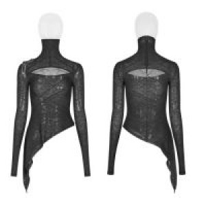  Slim Punk T-Shirt Punk Rave OT-554TCF/BK -  