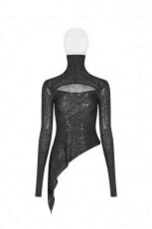  Slim Punk T-Shirt Punk Rave OT-554TCF/BK -  