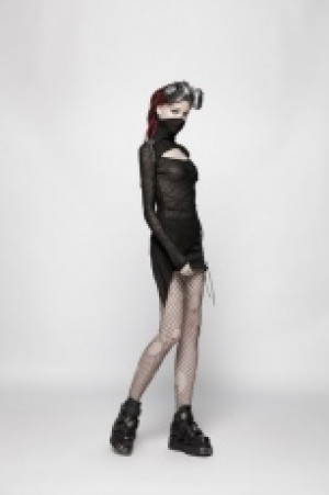  Slim Punk T-Shirt Punk Rave OT-554TCF/BK -  