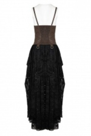 Платье в стиле стимпанк Steampunk dress Punk Rave WQ-345LQF/CO / Стимпанк / - маленькая картинка
