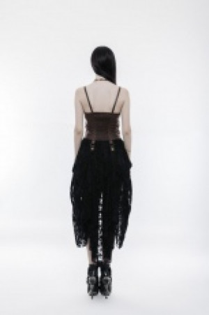 Платье в стиле стимпанк Steampunk dress Punk Rave WQ-345LQF/CO / Стимпанк / - маленькая картинка