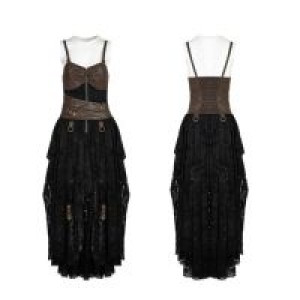 Платье в стиле стимпанк Steampunk dress Punk Rave WQ-345LQF/CO / Стимпанк / - маленькая картинка