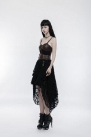Платье в стиле стимпанк Steampunk dress Punk Rave WQ-345LQF/CO / Стимпанк / - маленькая картинка