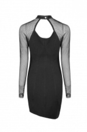  Punk Inclined Pendulum Dress Punk Rave WQ-348LQF/BK -  