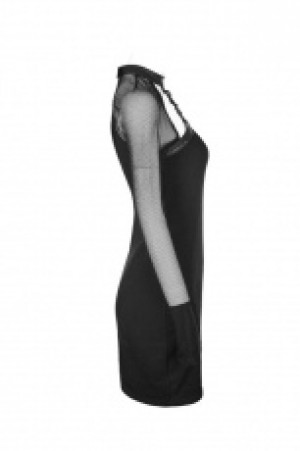  Punk Inclined Pendulum Dress Punk Rave WQ-348LQF/BK -  