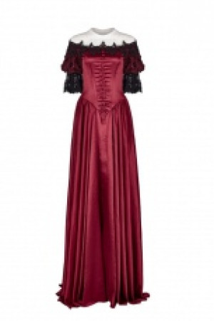  Victorian Vintage Palace Long Dress Punk Rave WQ-352LQF/RD -  