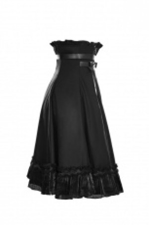     Punk High Waist Short Skirt Punk Rave WQ-353BQF/BK -  