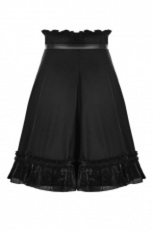     Punk High Waist Short Skirt Punk Rave WQ-353BQF/BK -  