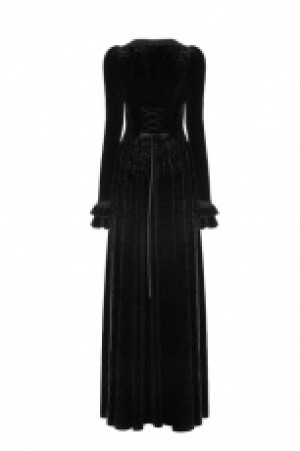  Victoria Long Sleeve Dress Punk Rave WQ-360LQF/BK -  