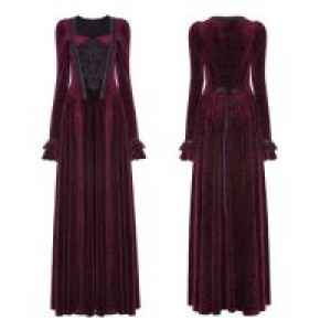       Victoria Long Sleeve Dress Punk Rave WQ-360LQF/RD /   / -  