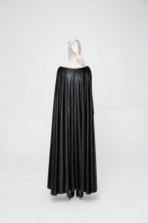  Domineering Gothic Dress with Cape -  5